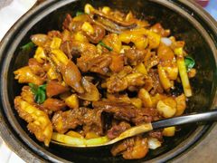 石锅鲍鱼葵花鸡-子霖南山鲜虾面(南山总店)