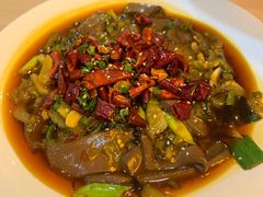 酸菜鸭血-令狐冲烤鱼·烧菜馆(达明店)