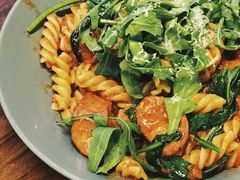 菠菜香肠意面-VESH COFFEE(定西路店)