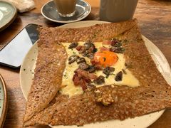 鸡蛋蘑菇熏肉荞麦可丽饼-RAC BAR(安福路店)