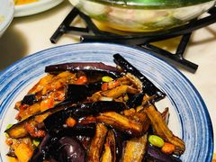 卤肉毛豆烧茄子-小吊梨汤·北京菜·烤鸭(鸟巢店)