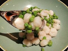 河虾仁炒小豌豆-庐灶江南·江南菜·四合院Bistro(东直门雍和宫·原华侨宾馆店)