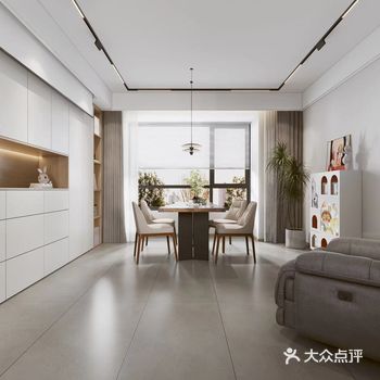 本案例的业主喜爱明亮的现代简约风格,常驻人口为3人