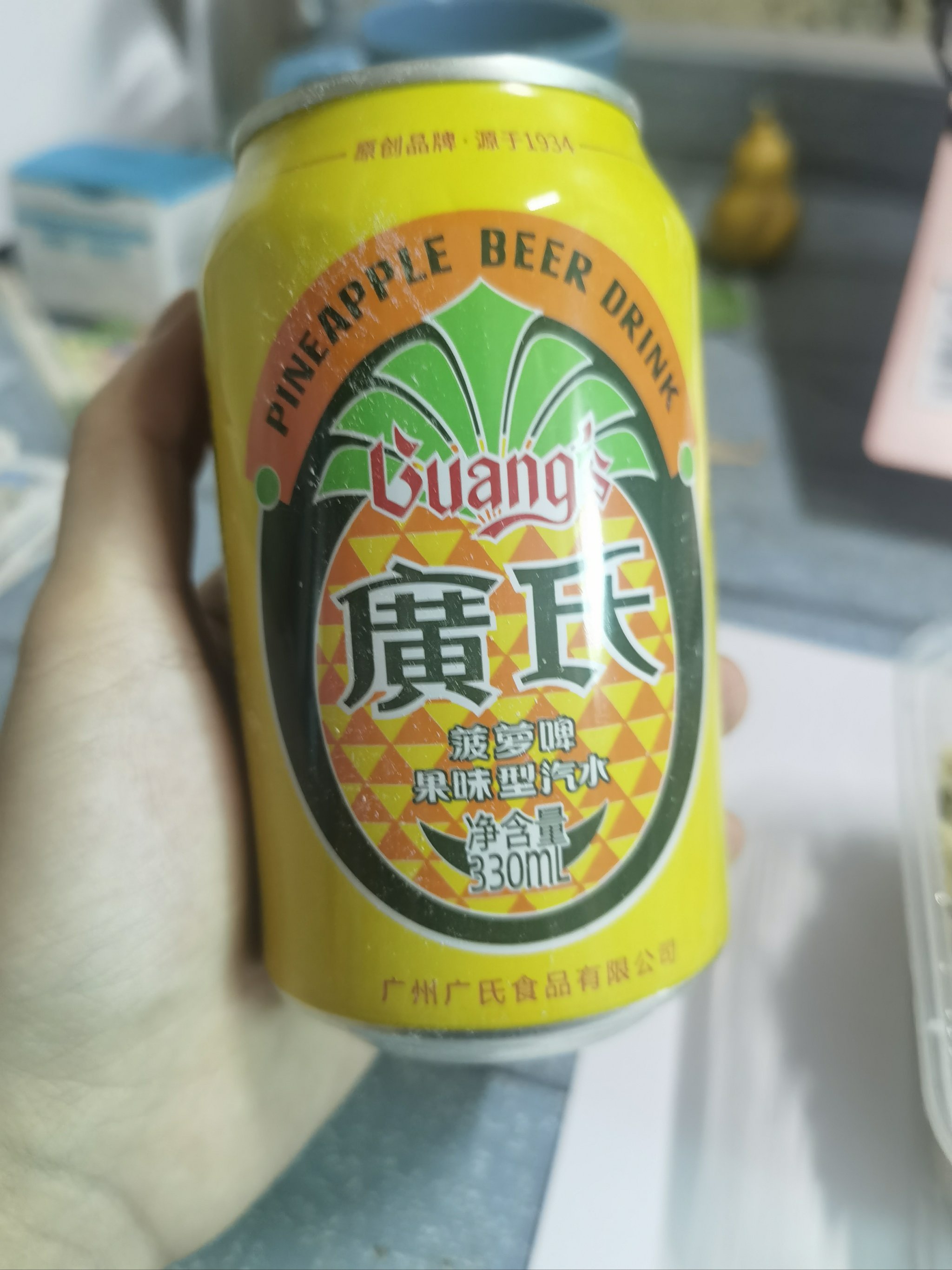 广州玻璃瓶装菠萝啤图片