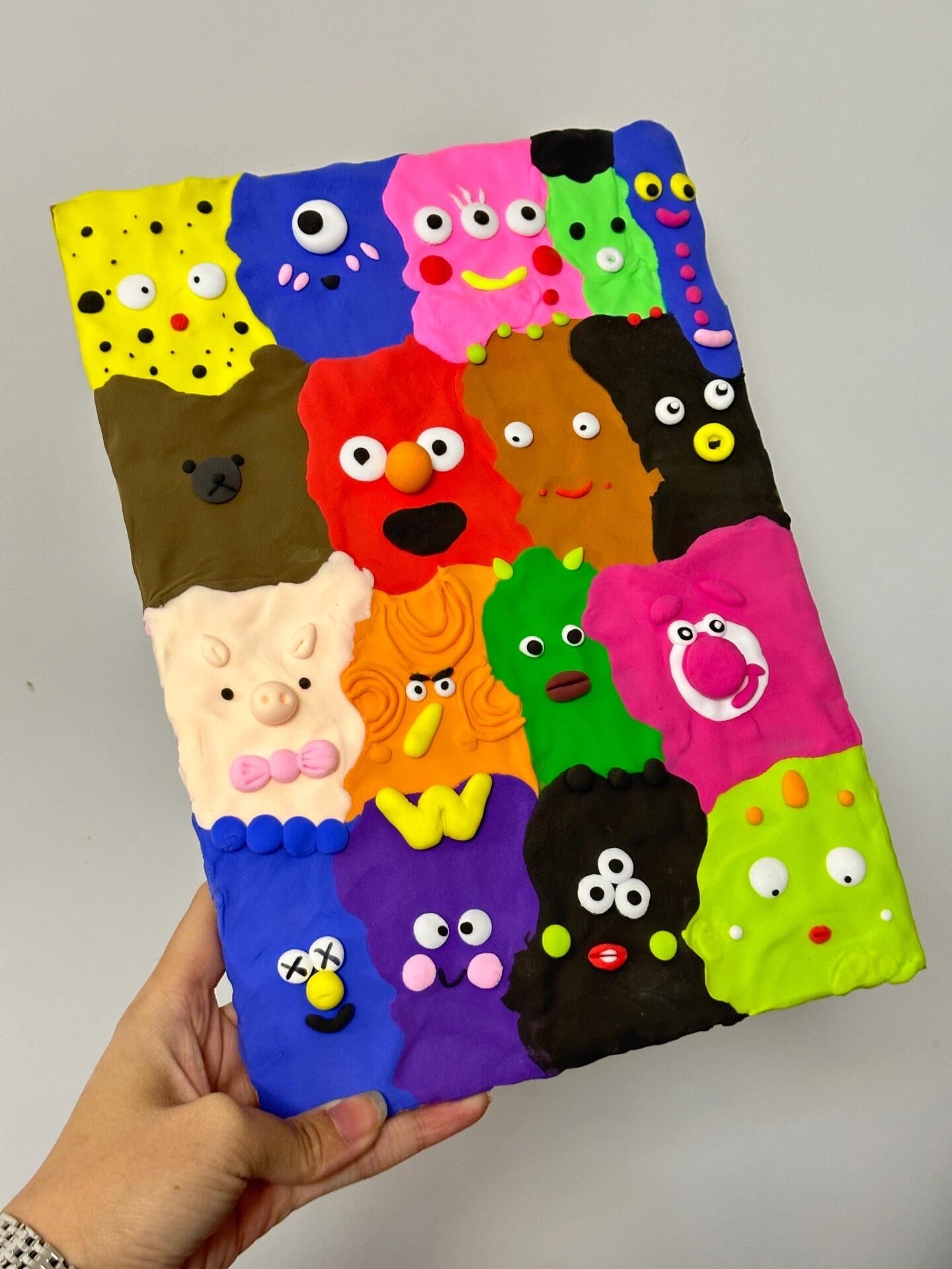 超级粘土画,好可爱💗