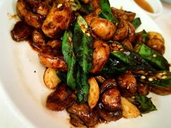 金蒜秋葵爆口蘑-枕水江南(铁西万象汇店)