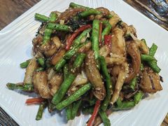 紫苏炒茄子豆角-凤厨顺德水乡凤味馆(大良锦龙路店)