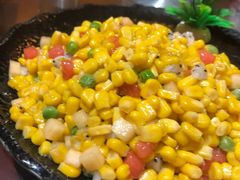 -东来菜馆•手抓海鲜家常菜•海鲜锅贴(鸽子窝店)