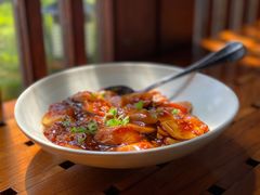 茄子烧年糕-宁波柏悦酒店·钱湖渔港