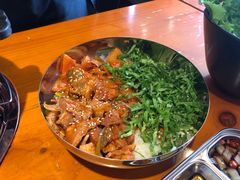 辣猪肉盖饭-kingkong大猩猩烤肉(CBD店)