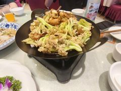 干锅有机花菜-郑州烤鸭总店