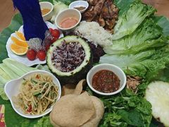 -沐毫傣泐云南菜孔雀宴•手抓饭傣味烧烤(曼听公园店)