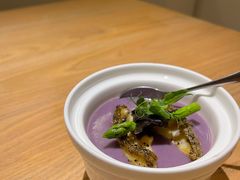 芋泥芦笋香煎五头鲍-宴南庭·闽味私房菜