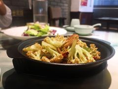 生炒有机花菜-苏城小院·园林精致苏州菜(斜塘老街店)