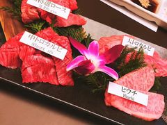 各种部位的松阪牛-松阪牛焼肉M(法善寺横丁店)