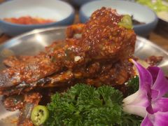 -明洞阿姨·韩式酱蟹烤肉·创意料理(三元桥店)