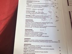 菜单-Cafe Norden