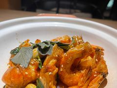 九层塔三杯焗大明虾-宴南庭·闽味私房菜