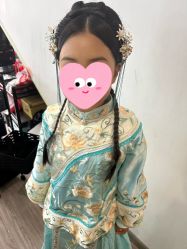 -后宫·古装汉服京剧儿童亲子全家福摄影