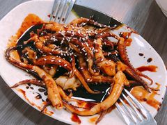 蜜汁鱿鱼须-新记餐厅(香槟大厦店)