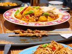 菌菇爆肥牛-塔哈尔·新疆盛宴(城西银泰店)