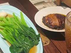 油淋脆菜心-绿茶餐厅(深圳龙华天虹购物中心店)