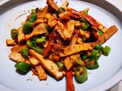 小炒农家自制香干-乔家满族八大碗(流水沟店)