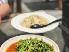 虾酱炒空心菜-华餐馆(莫邪路店)