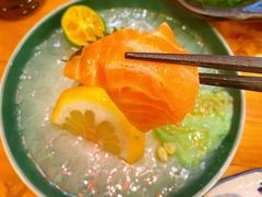 三文鱼刺身-桃太郎创作料理(大坪店)