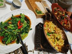 清炒油麦菜-大张烙馍村·美食地标(泉山店)