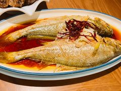 油泼黄花鱼-波螺油子青岛本帮菜(银座店)
