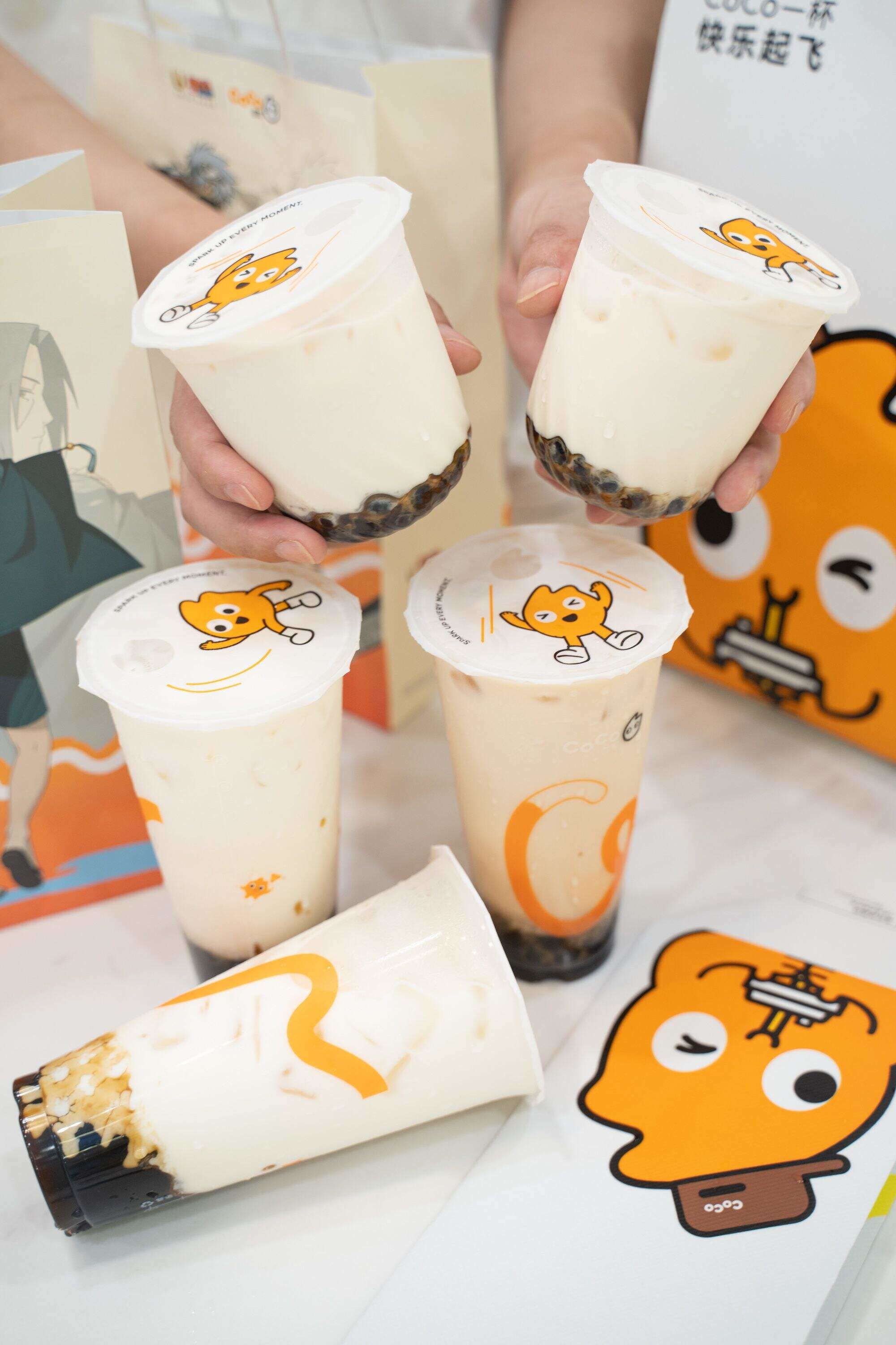 今天尝试了coco的迷你杯奶茶,真的是太可爱了!