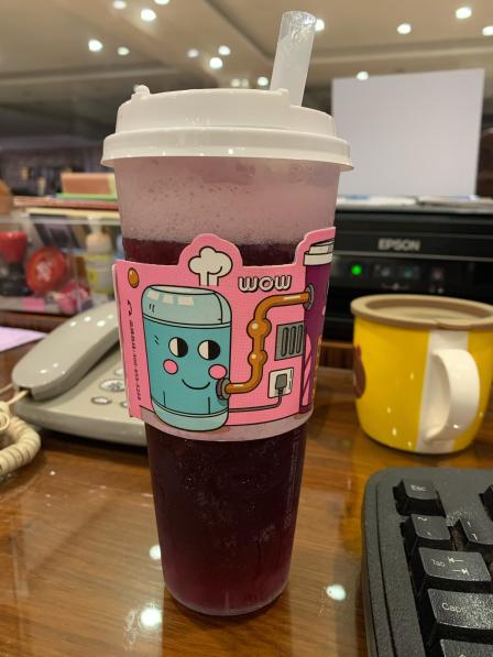益禾堂(旗山路店)-"新出的产品葡萄啵啵,便宜大杯,味道可以.