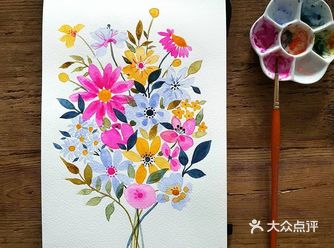 你一定没看过这么漂亮的水彩花卉画。