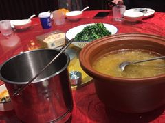 豌豆筒骨汤-万小金辣椒炒肉(抚河南路店)