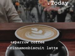 招牌肉桂饼干拿铁-SPARROW 家雀儿咖啡本店