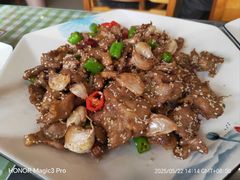 蒜孜麻肉片-华圆美食-老蓬莱菜(蓬港路店)