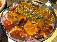 铁板茄盒-客家园.山野土菜.宴席(大运城邦店)