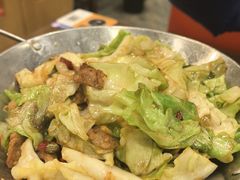 干锅包菜-湘缘道客•湘缘饭店·23年湘菜馆(古墩路店)