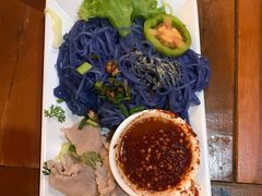 -蝶豆花蓝面条