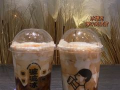 冰博克厚牛乳波波-喜茶(深圳海岸城店)