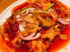 酸酸甜甜五柳炸蛋-大鸽饭(岗顶店)