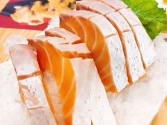 三文鱼鱼腩刺身-鱼民·现造寿司(育德店)