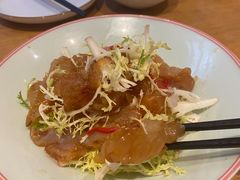 苦菊拌蛰头-山东宾馆·齐鲁苑餐厅
