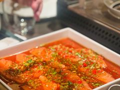 潮州秘制生腌三文鱼-卤鼎记·潮汕卤水火锅饭店(北京首店)
