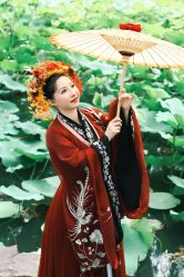 -后宫·古装汉服京剧儿童亲子全家福摄影