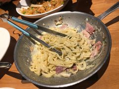 培根蘑菇奶油意大利面-新贝乐意大利餐厅(苏州中心店)