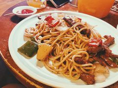 黑椒牛柳意面-雕刻时光咖啡馆(南院门店)