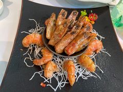 元宝煎红虾-御花园·粤菜·海鲜火锅(中山公园店)
