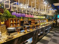 自助取餐区-大山炭火烤肉自助(百盛步行街广场店)